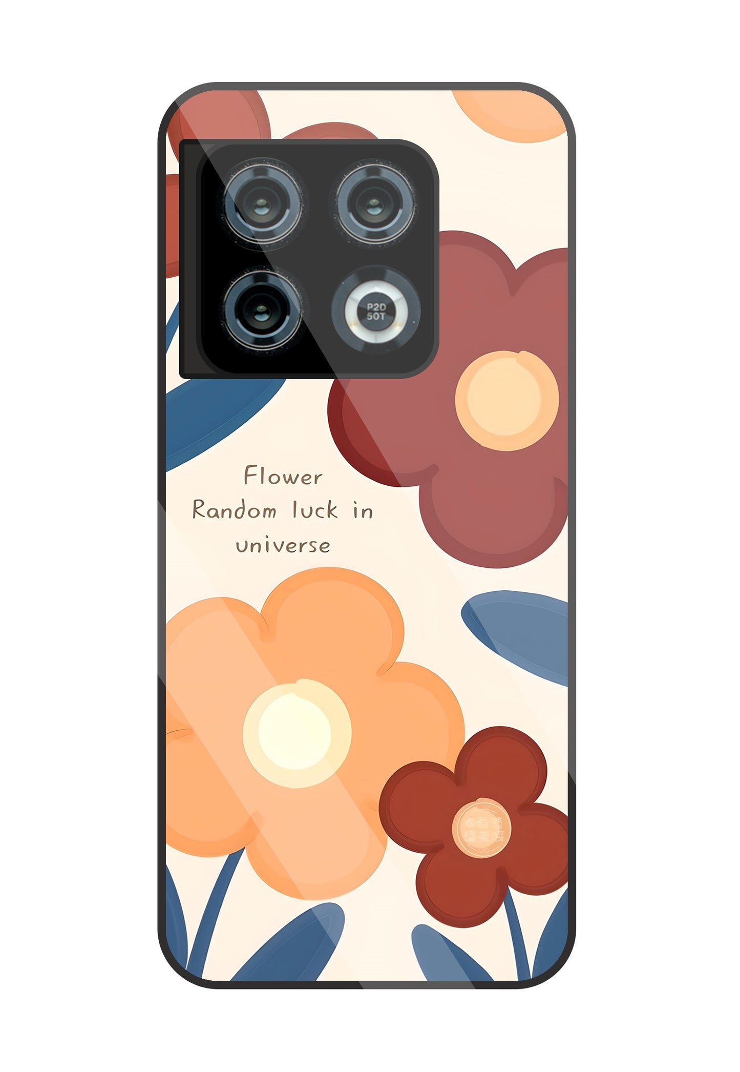Flower Random Luck Glass Case For OnePlus 10 Pro