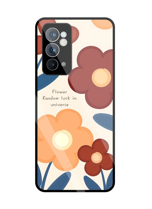 Flower Random Luck Glass Case For OnePlus 9RT