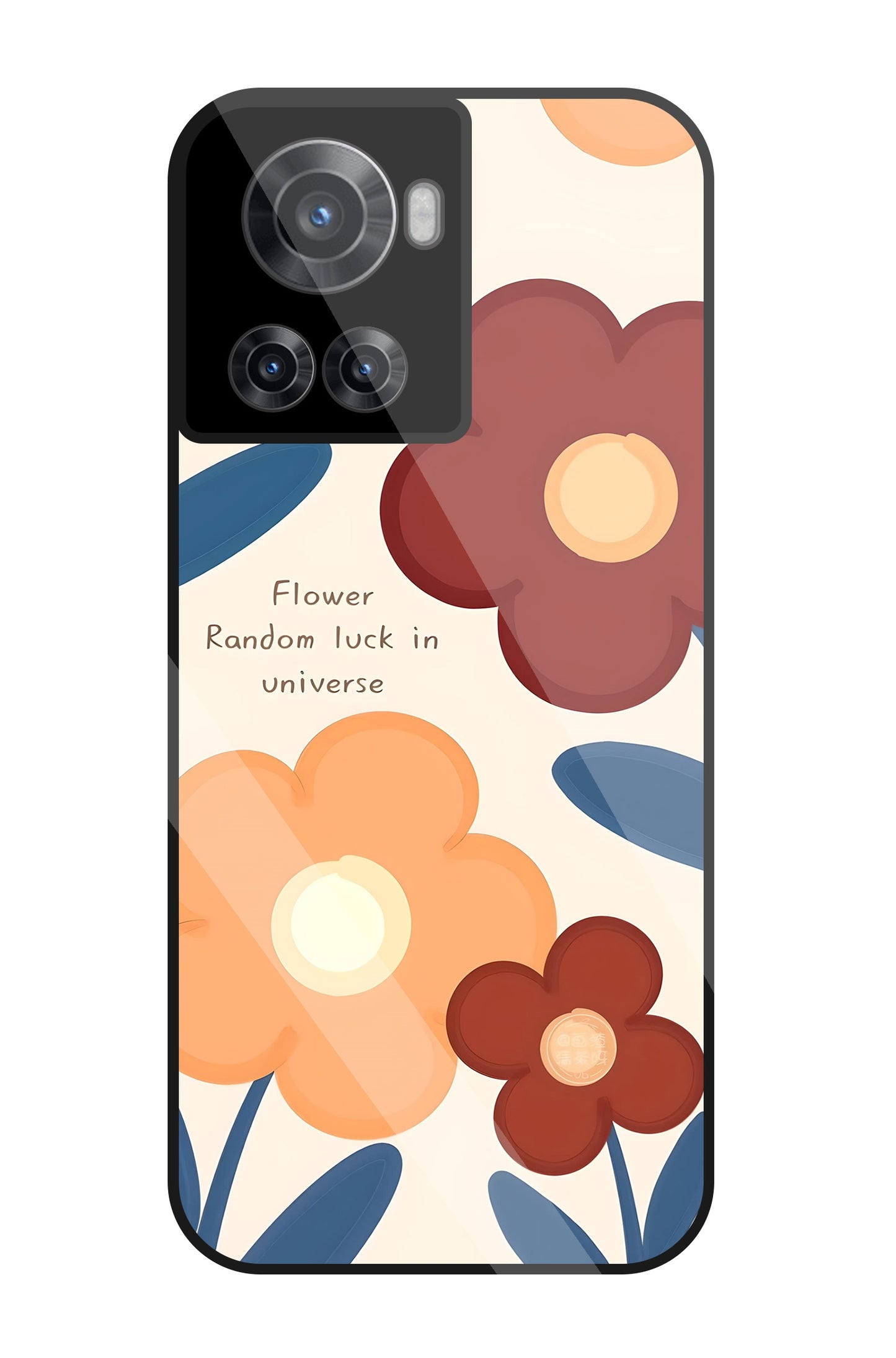 Flower Random Luck Glass Case For OnePlus 10R