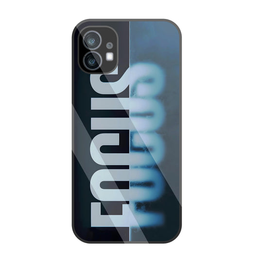 Focus Mirror Glass Case For Nothing Phone 1