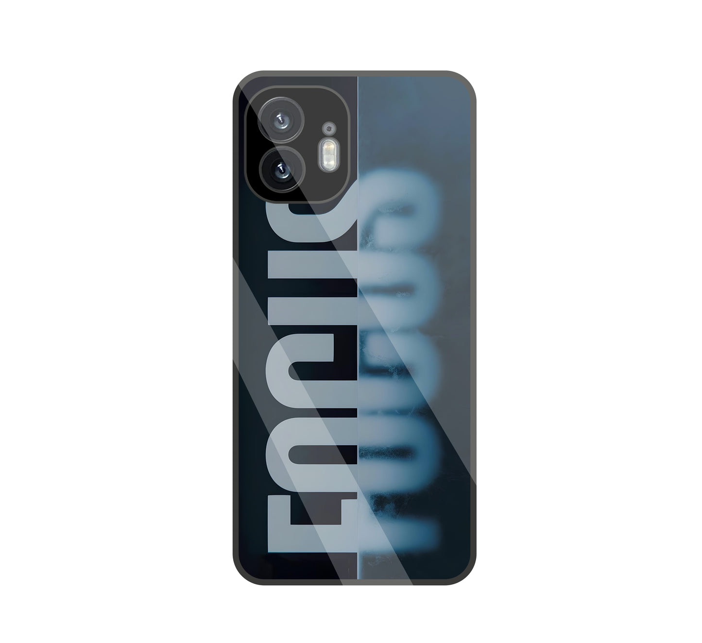Focus Mirror Glass Case For Nothing Phone 2
