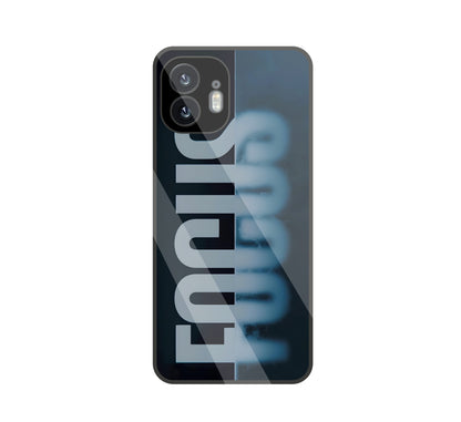 Focus Mirror Glass Case For Nothing Phone 2
