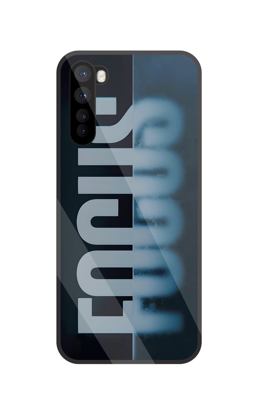 Focus Mirror Glass Case For OnePlus Nord