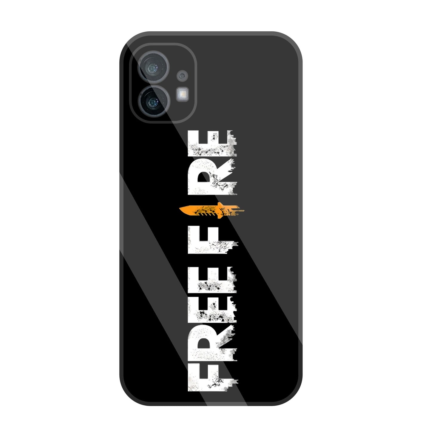 Free Fire Glass Case For Nothing Phone 1