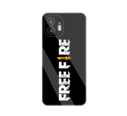 Free Fire glass Case For Nothing Phone 2