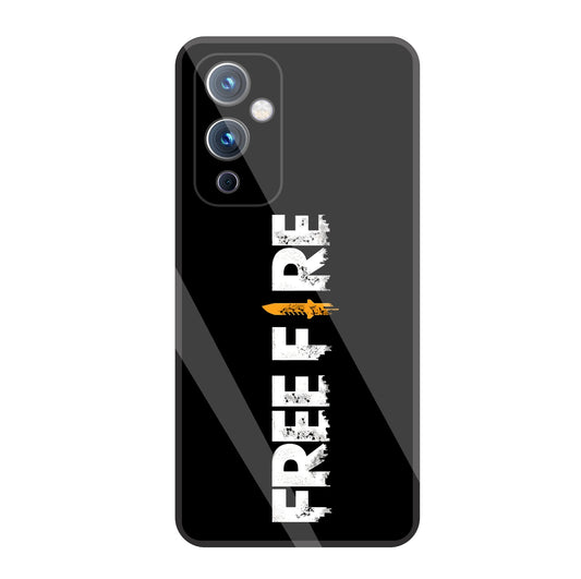 Free Fire Glass Case For OnePlus 9