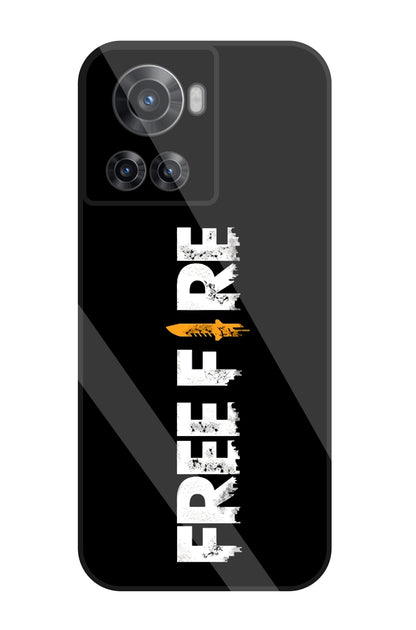 Free Fire Glass Case For OnePlus 10R