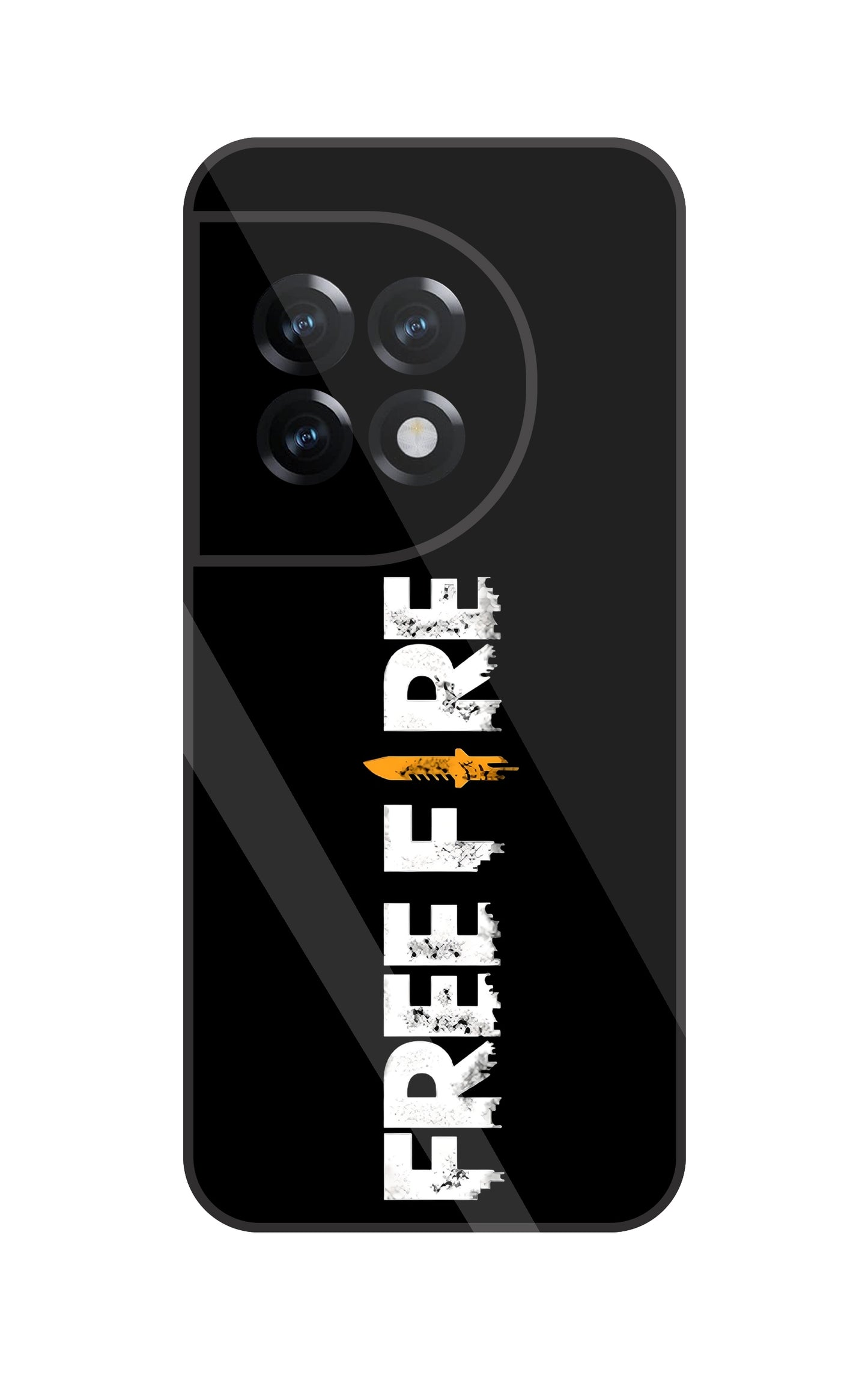 Free Fire Glass Case For OnePlus 11R