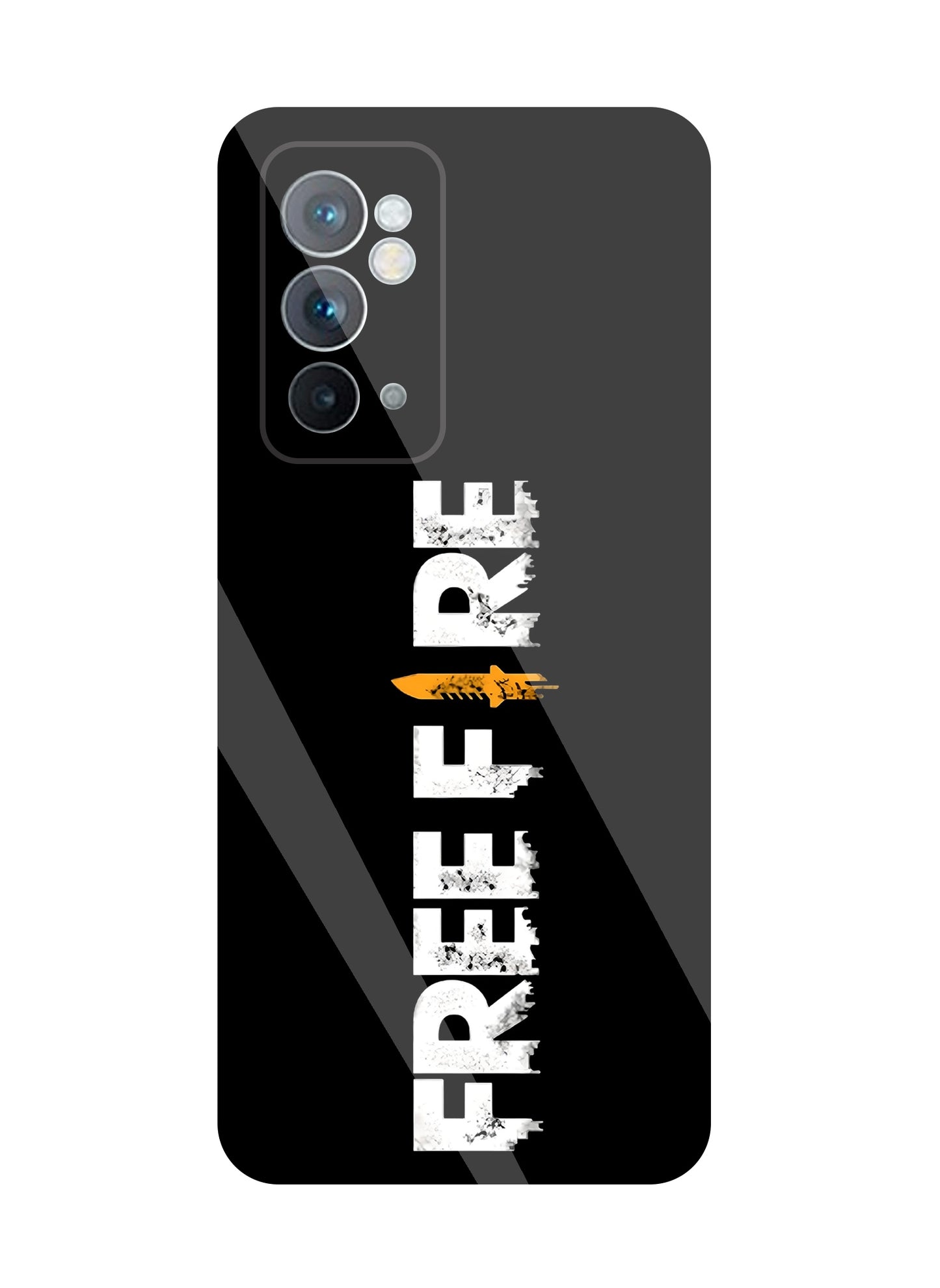 Free Fire Glass Case For OnePlus 9RT