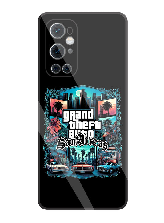 GTA San Andreas Glass Case For OnePlus 9 Pro