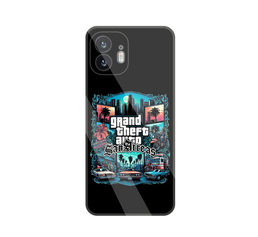GTA San Andreas Glass Case For Nothing Phone 2
