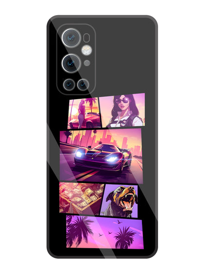 GTA 6 Glass Case For OnePlus 9 Pro