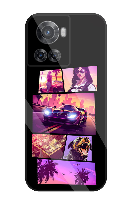 GTA 6 Glass Case For OnePlus 10R