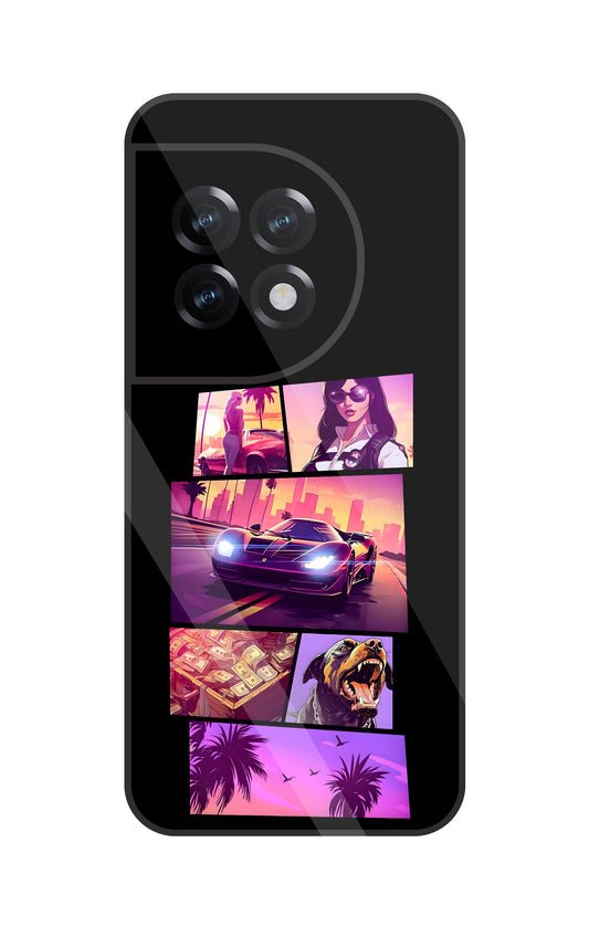 GTA 6 Glass Case For OnePlus 11R