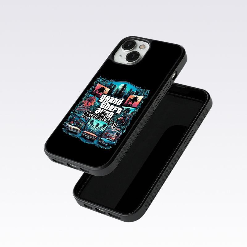 GTA San Andreas Glass Case For OnePlus 12R