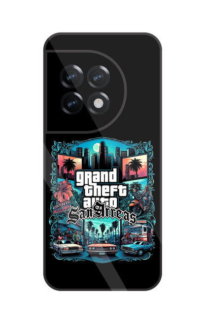 GTA San Andreas Glass Case For OnePlus 11R