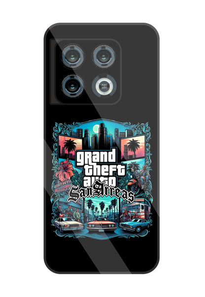 GTA San Andreas Glass Case For OnePlus 10 Pro
