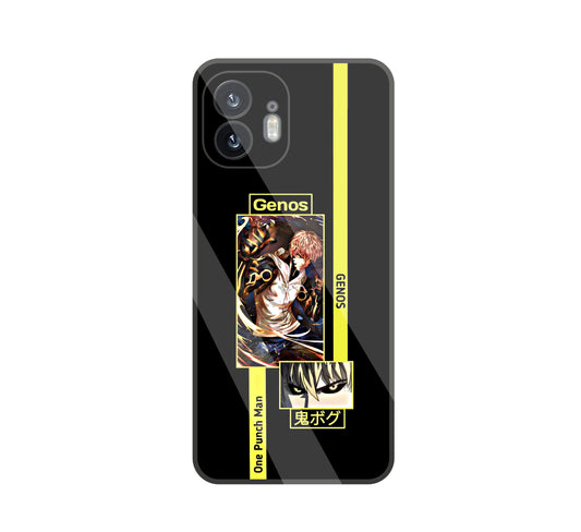 Genos Anime Glass For Nothing Phone 2