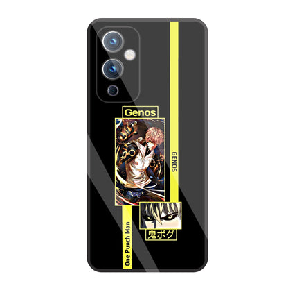 Genos Anime Glass Case For OnePlus 9
