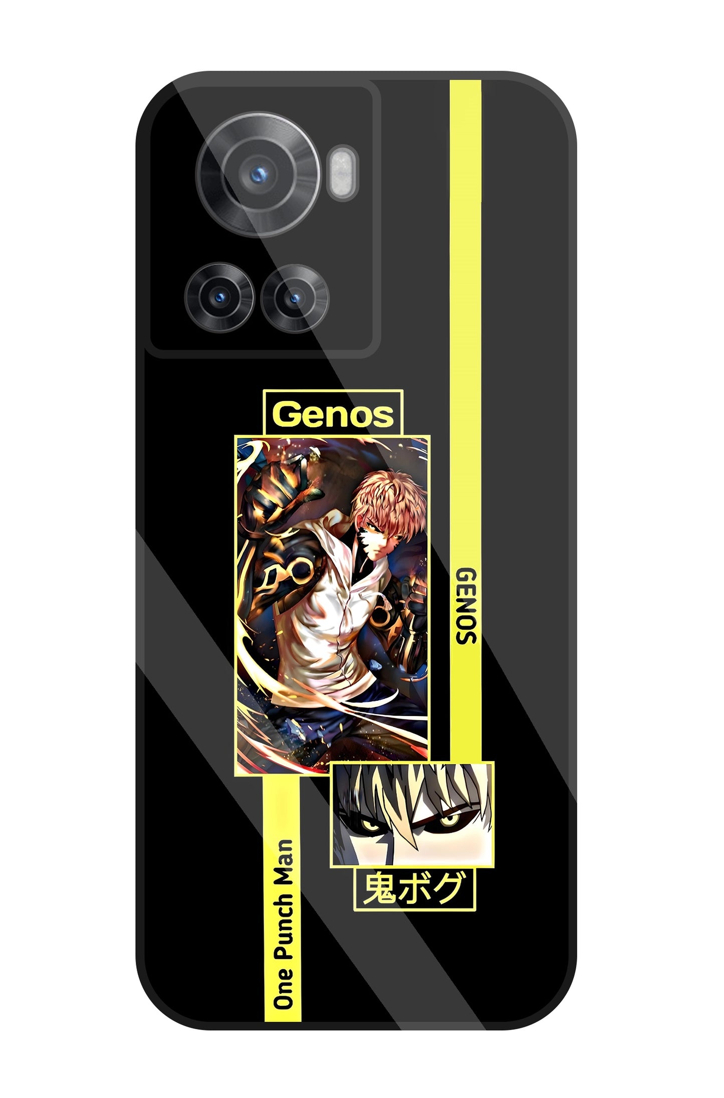 Genos Anime Glass Case For OnePlus 10R