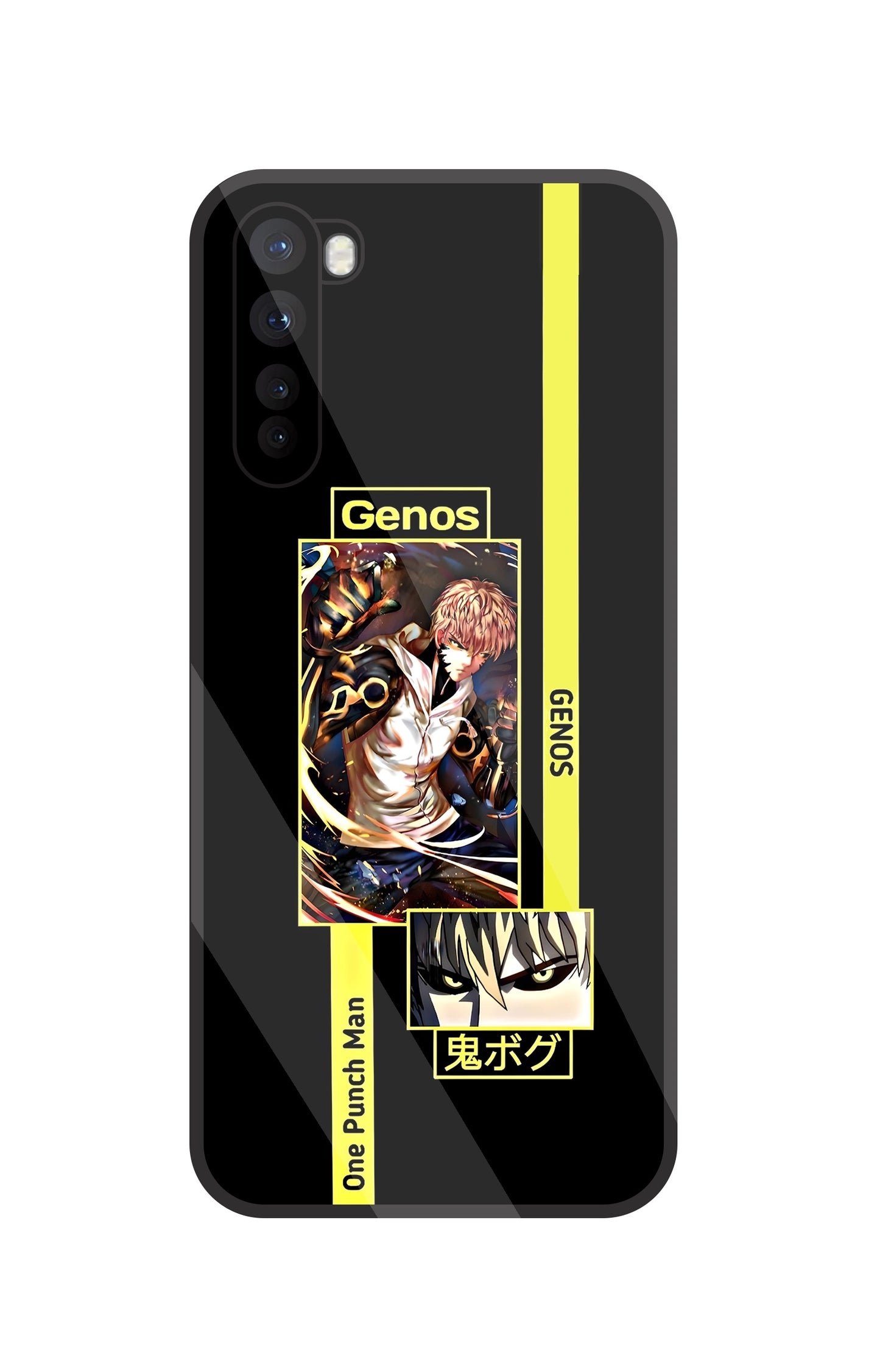 Genos Anime Glass Case For OnePlus Nord