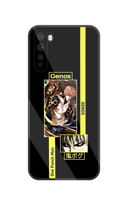 Genos Anime Glass Case For OnePlus Nord