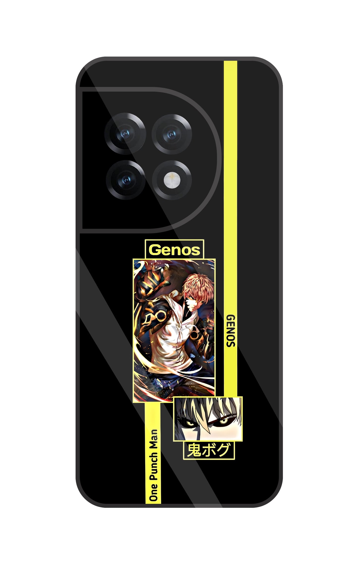Genos Anime Glass Case For OnePlus 11R