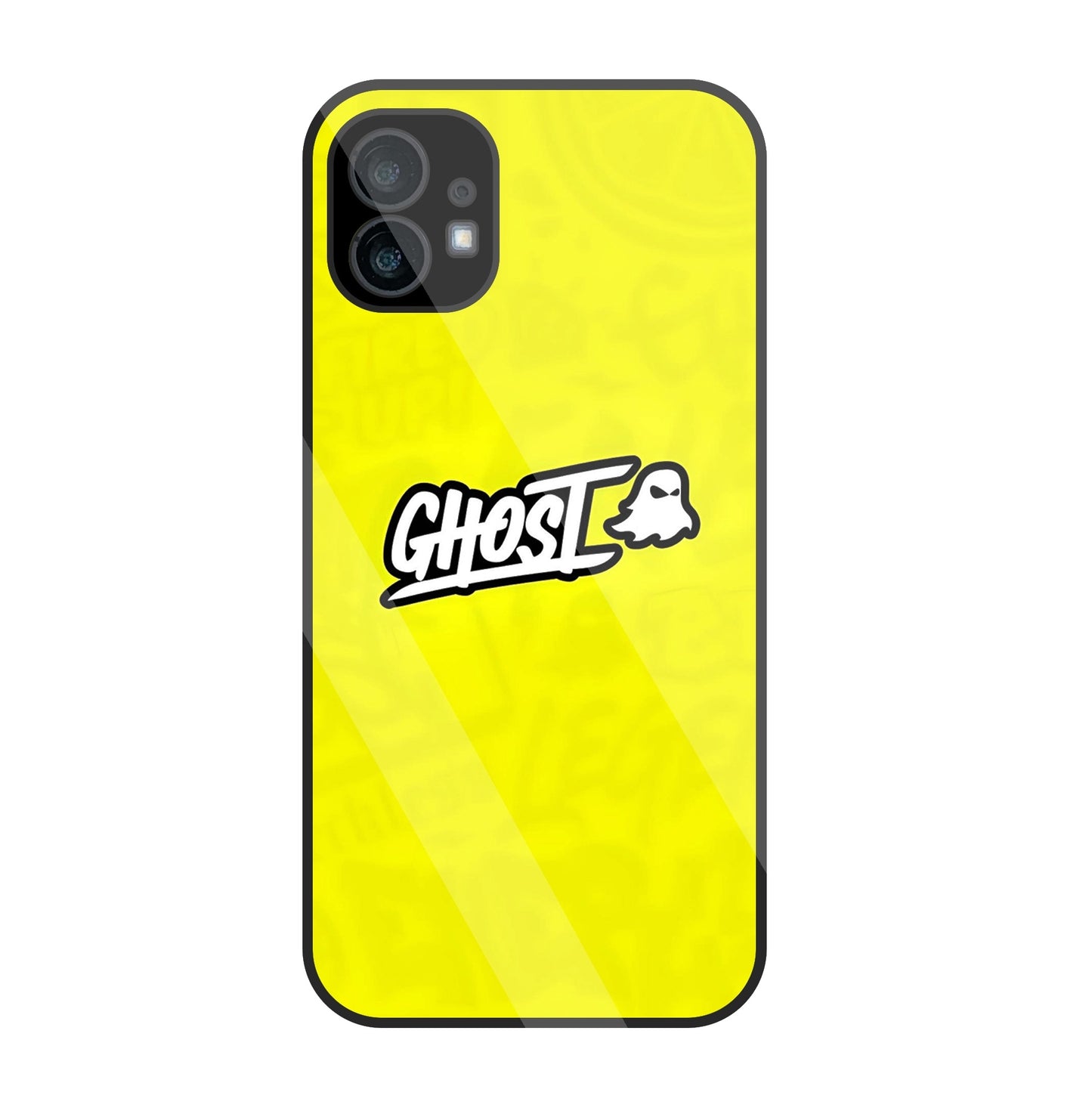 Ghost Lemon Glass Case For Nothing Phone 1