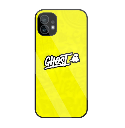 Ghost Lemon Glass Case For Nothing Phone 1