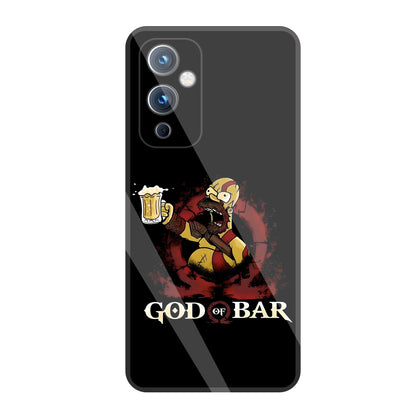 God Of Bar  Glass Case For OnePlus 9