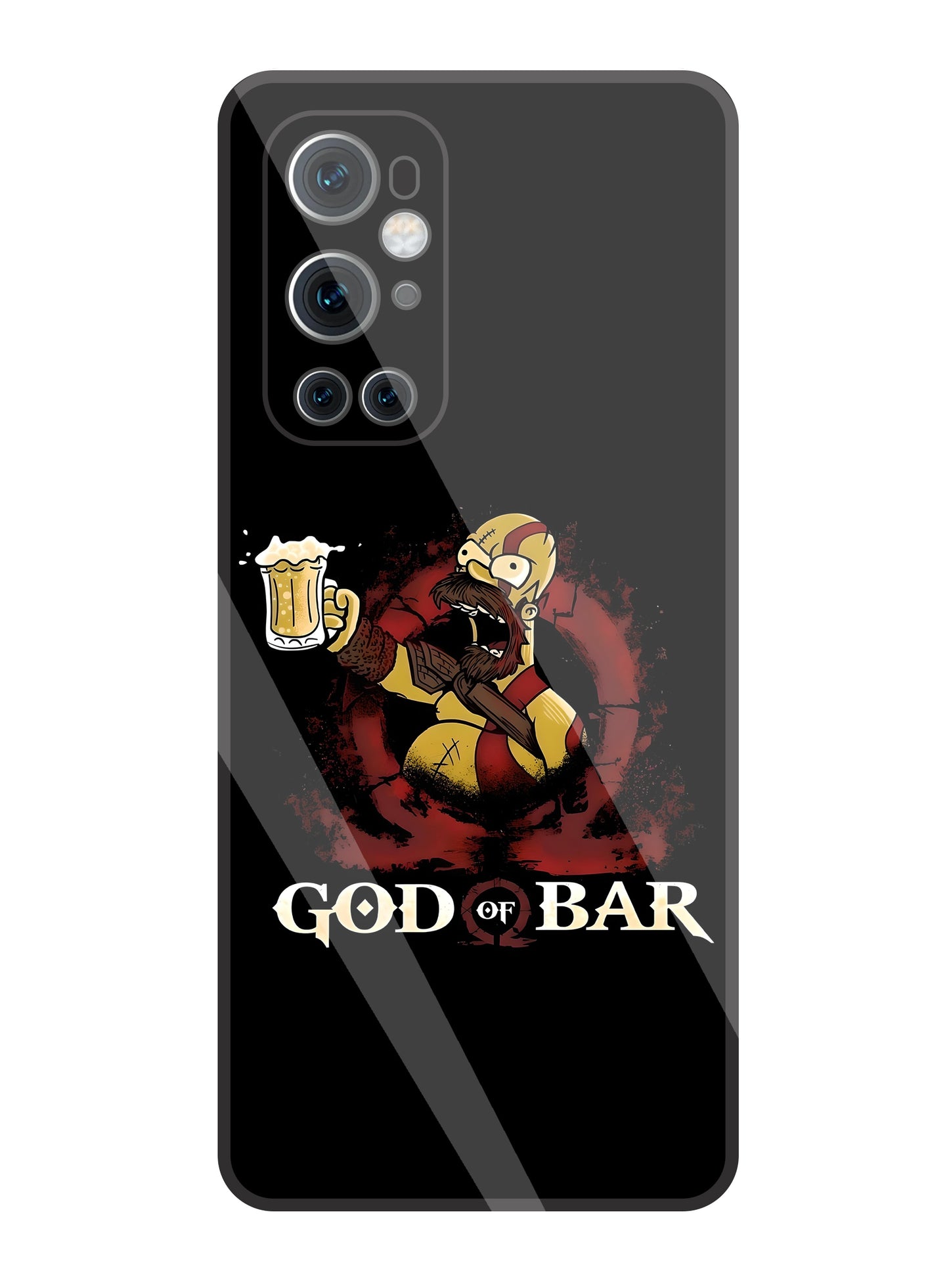 God Of Bar  Glass Case For OnePlus 9 Pro