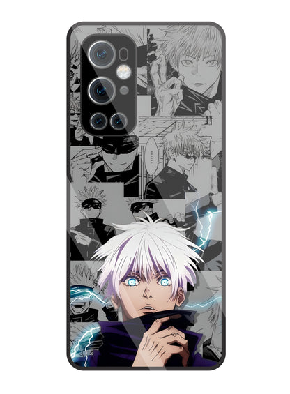 Gojo with bolt  Glass Case For OnePlus 9 Pro