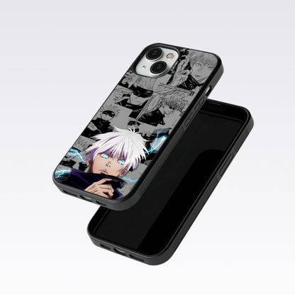 Gojo With Bolt Glass Case For OnePlus Nord