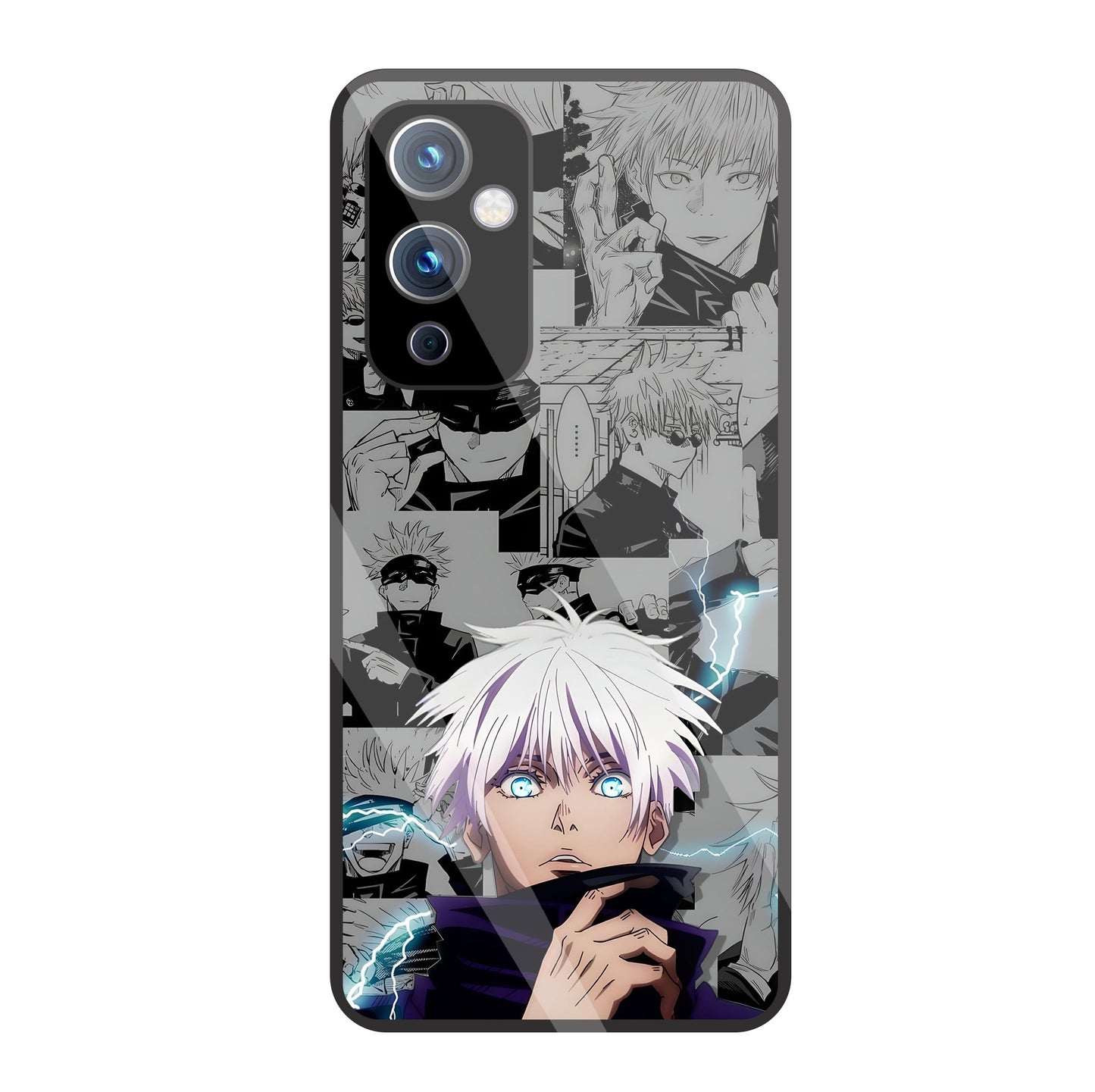 Gojo with bolt  Glass Case For OnePlus 9