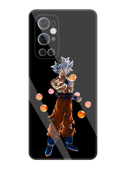 Goku With Dragon Balls Glass Case For OnePlus 9 Pro