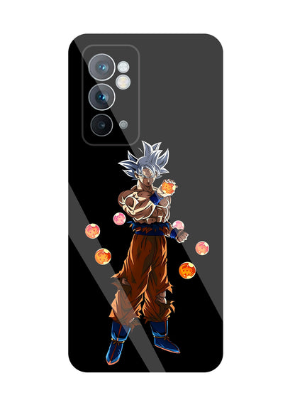 Goku With Dragon Balls Glass Case For OnePlus 9RT