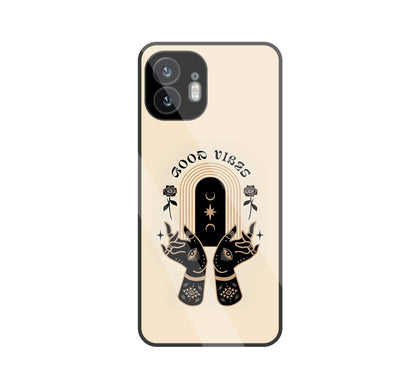 Good Vibes Hands glass  For Nothing Phone 2