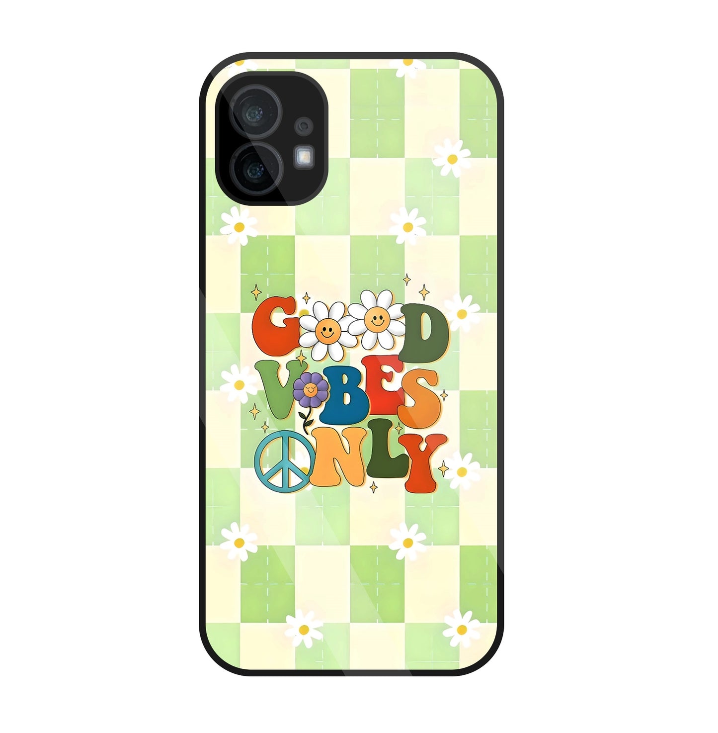 Good Vibes Only Glass Case For Nothing Phone 1