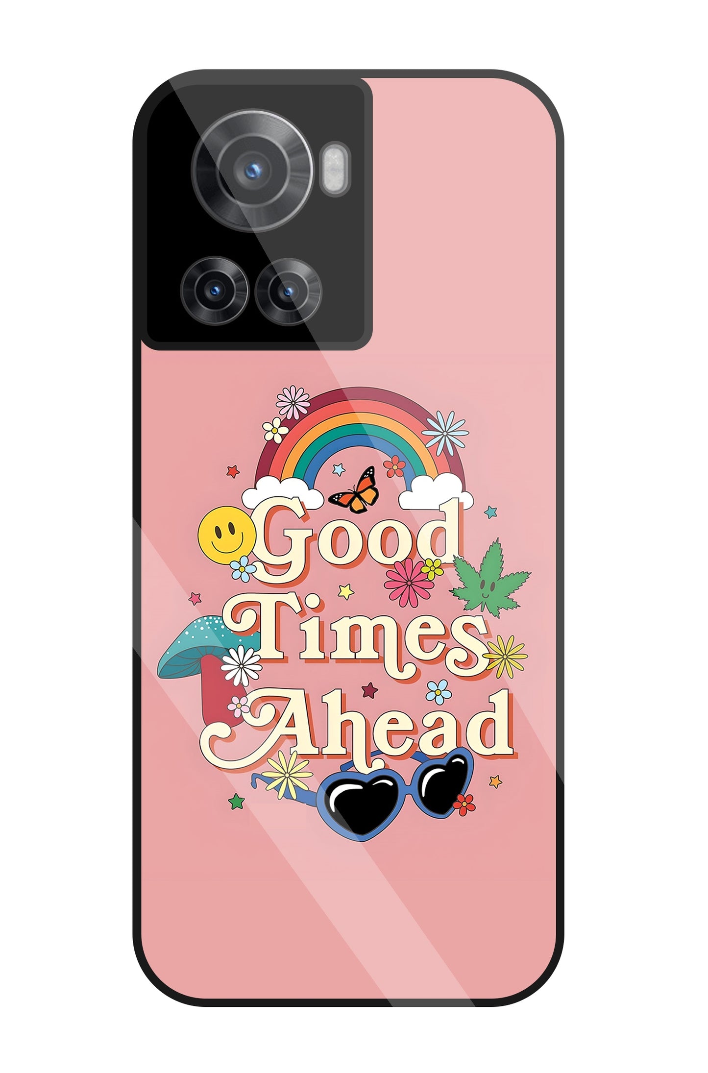 Good Times Ahead Glass Case For OnePlus 10R