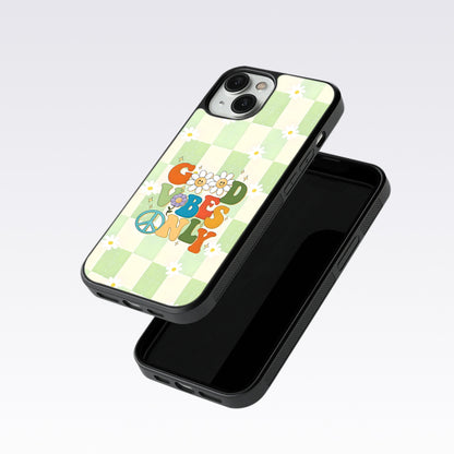 Good Vibes Only Glass Case For OnePlus Nord