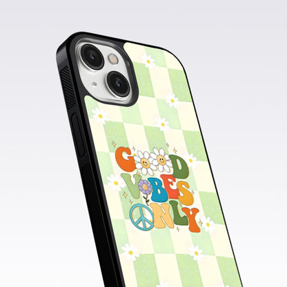 Good Vibes Only Glass Case For OnePlus Nord