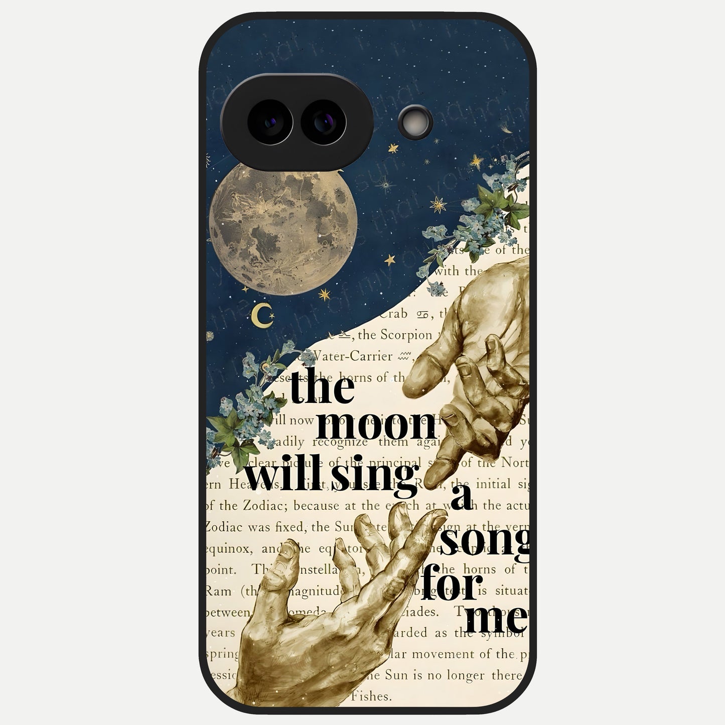  Aesthetic Divine Glass Case for Google Pixel 10A back cover – full design glossy printed glass finish
