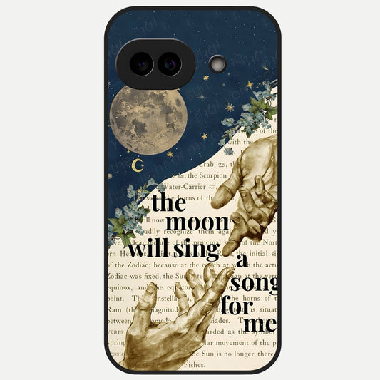  Aesthetic Divine Glass Case for Google Pixel 10A back cover – full design glossy printed glass finish