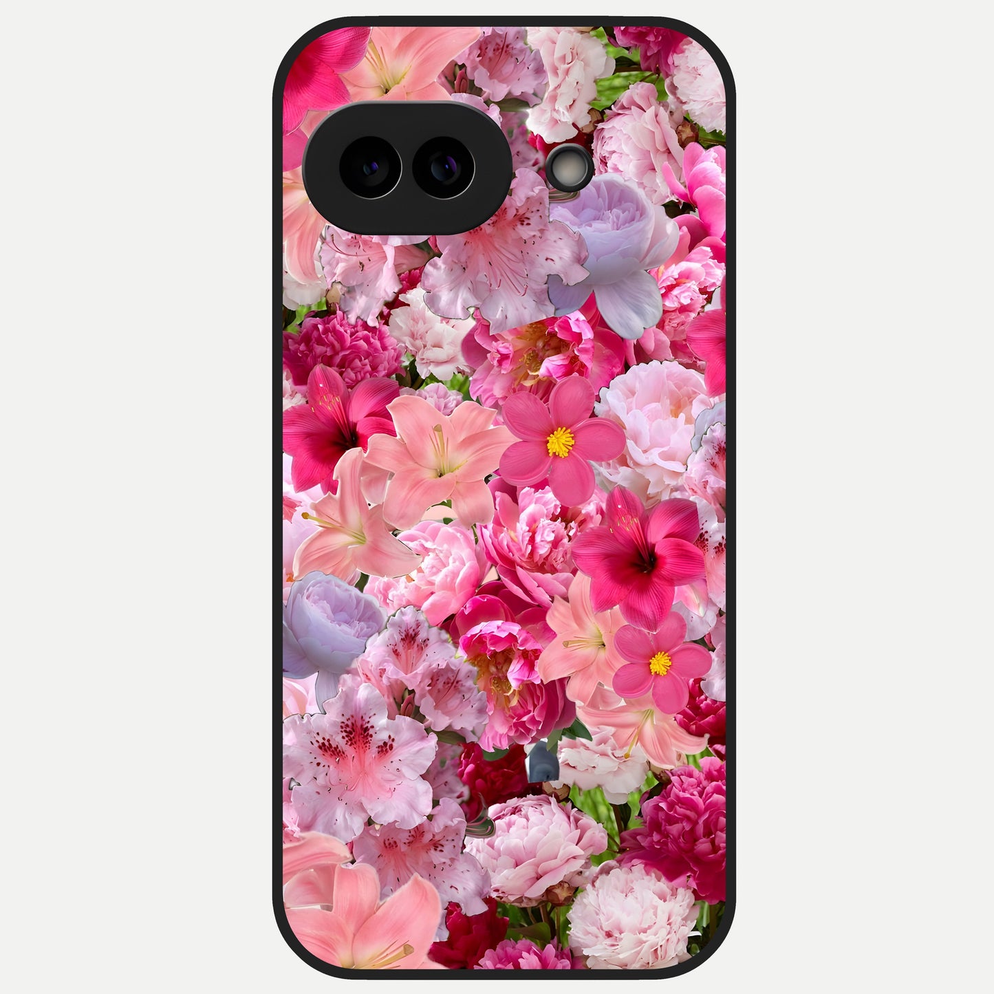  Bloom Crush Fantasy Glass Case for Google Pixel 10A back cover – full design glossy printed glass finish