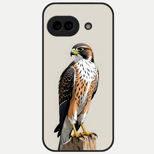  Clever Eagle Glass Case for Google Pixel 10A back cover – full design glossy printed glass finish