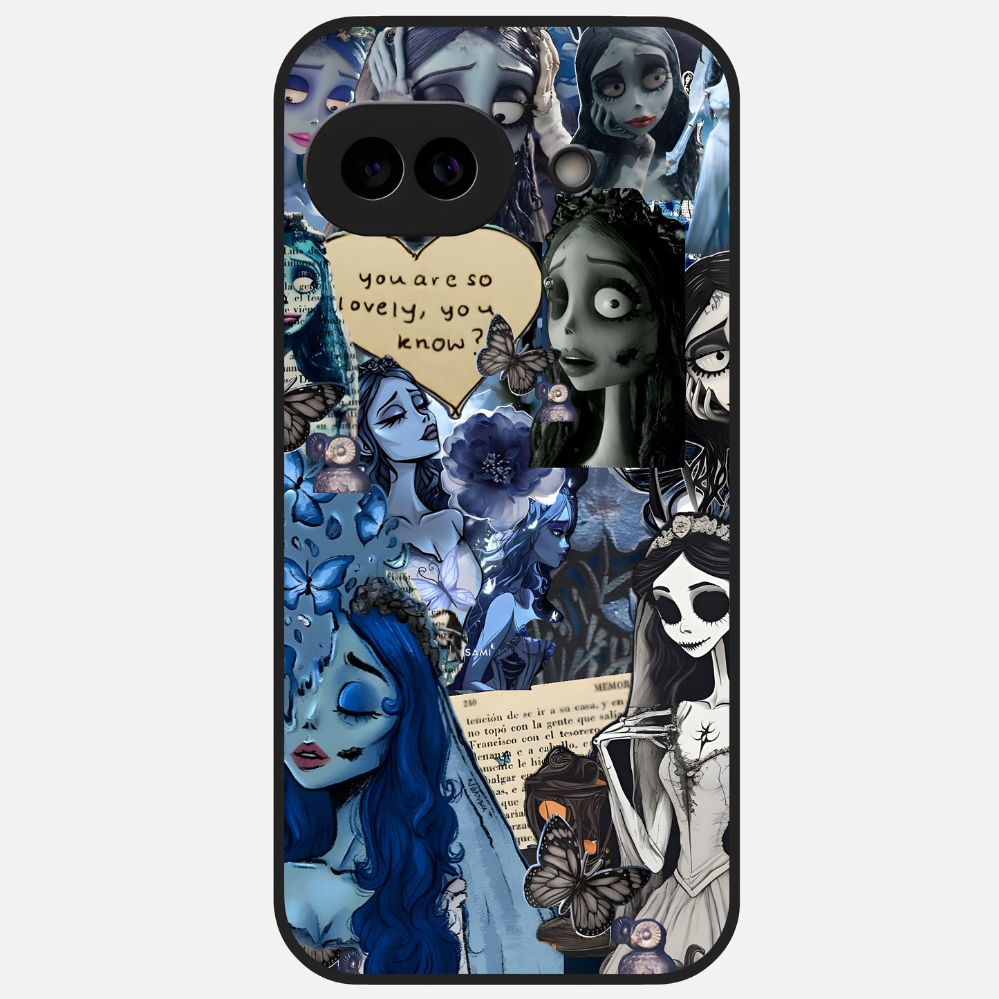  Corpse Bride Posters Glass Case for Google Pixel 10A back cover – full design glossy printed glass finish