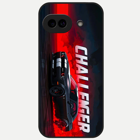  Crimson Challenger Fury Glass Case for Google Pixel 10A back cover – full design glossy printed glass finish