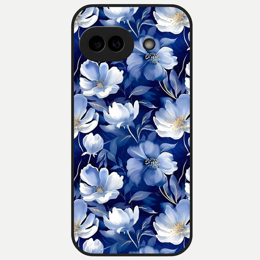  Cute Floral Patterns Glass Case for Google Pixel 10A back cover – full design glossy printed glass finish