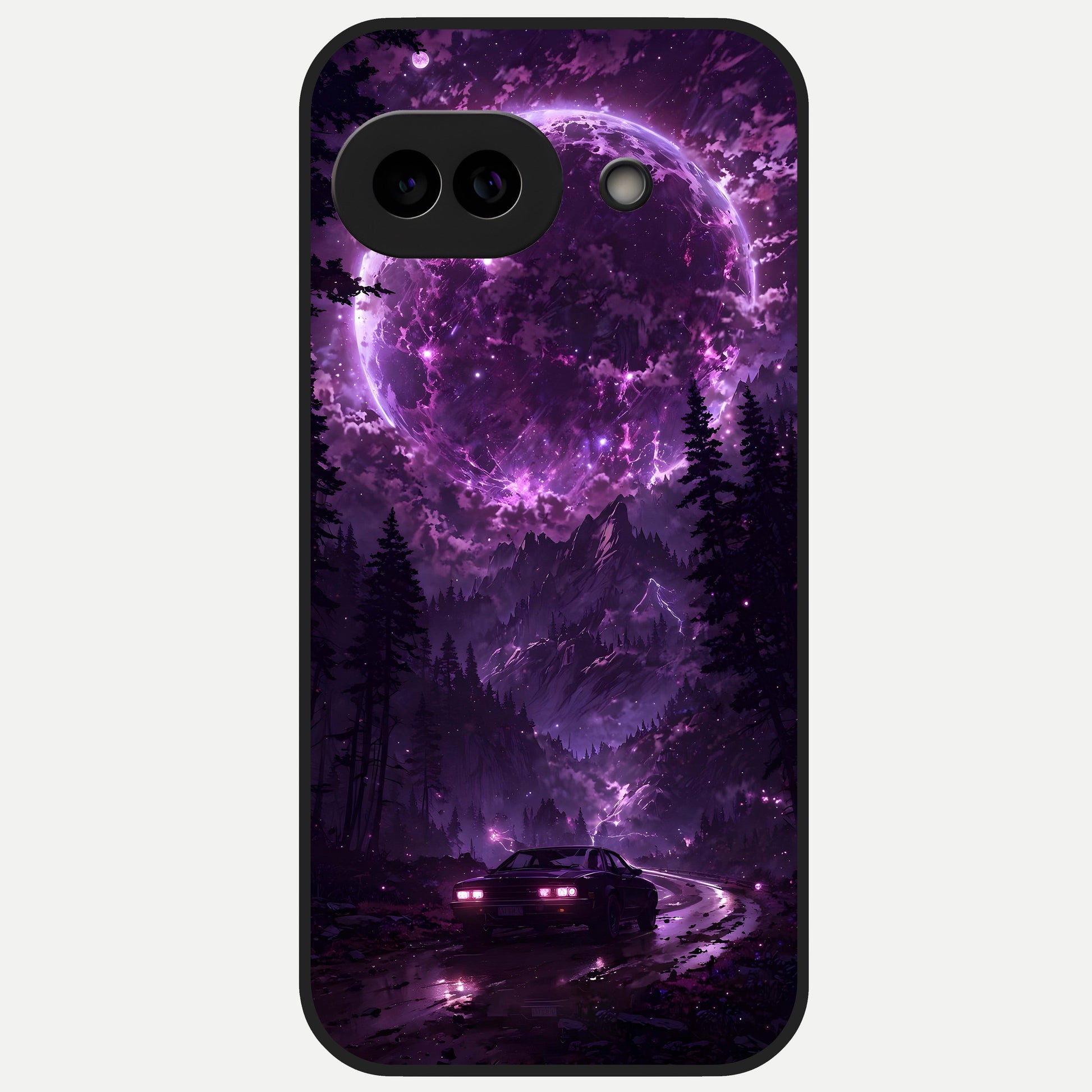  Eternal Cosmic Drive Glass Case for Google Pixel 10A back cover – full design glossy printed glass finish