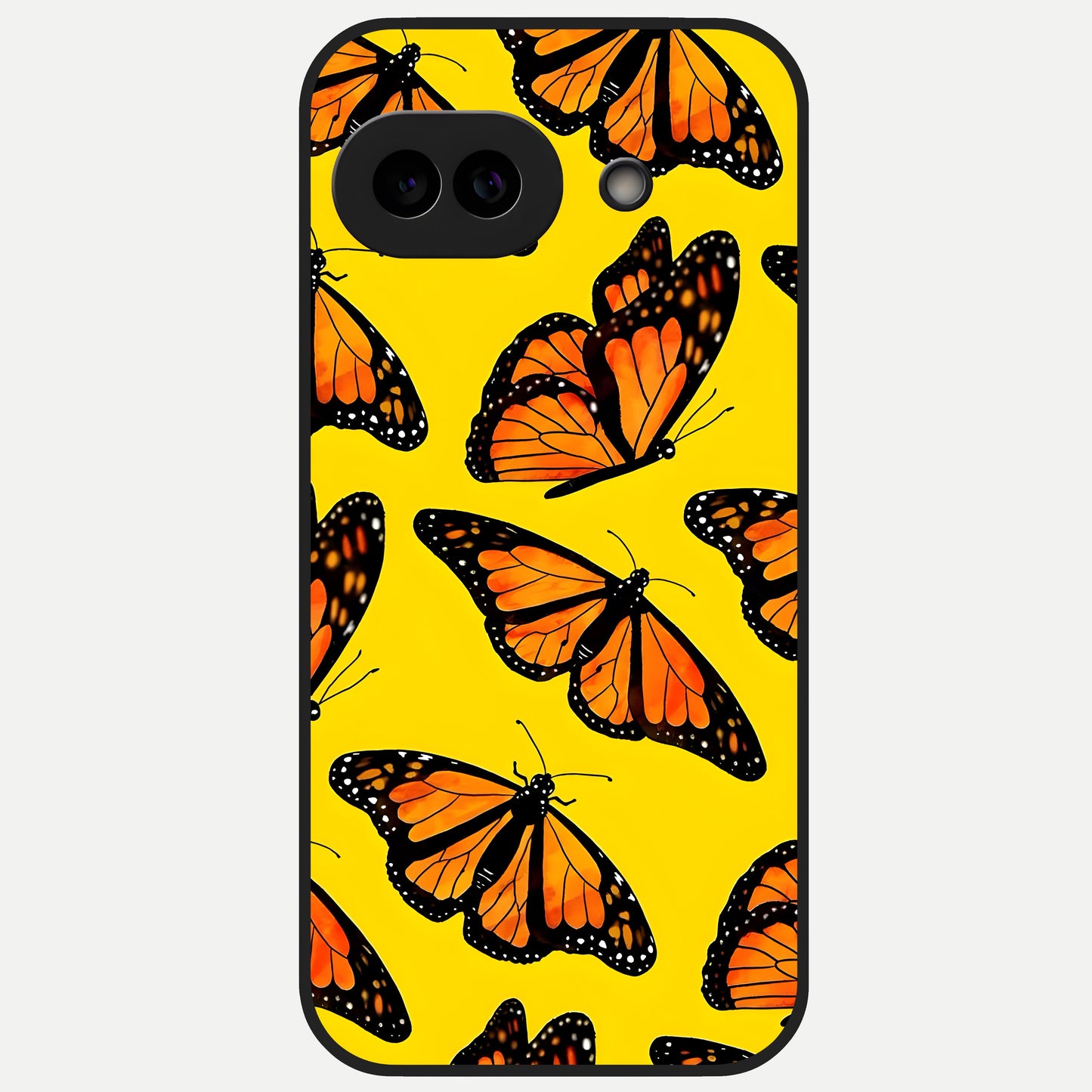  Golden Wing Flight Glass Case for Google Pixel 10A back cover – full design glossy printed glass finish